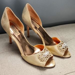 Jeweled Badgley Mischka Heels